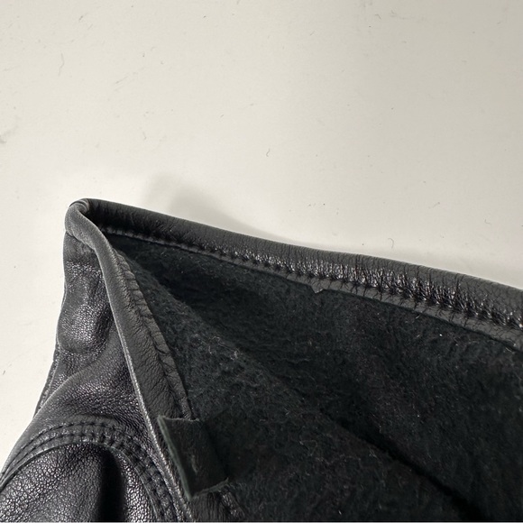 Swany Leather Gloves Thinsulate Lined Black Size XL - Picture 3 of 7